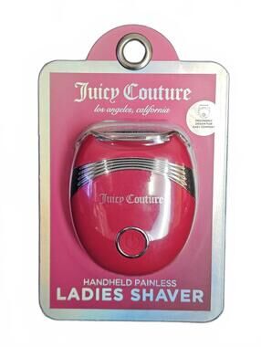 Juicy Couture Painless Ladies Shaver Pink Handheld Hair Remover NIB